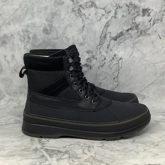 Sorel Sz 11.5 Black/Jet Ankeny II 200g Boots Waterproof Insulated Lace Up P33-10 - Picture 3 of 11